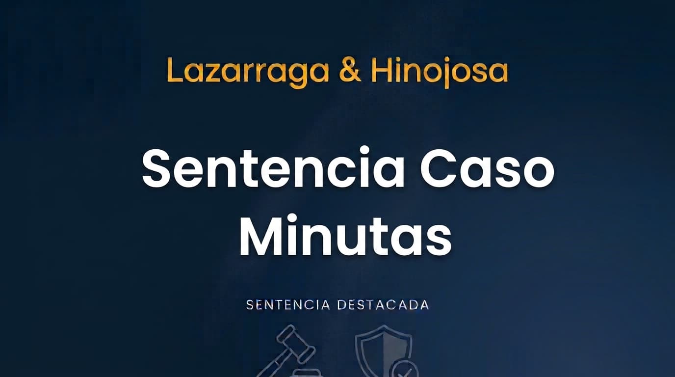 Sentencia Caso Minutas